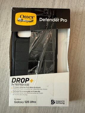 OtterBox Defender Pro Case for Samsung Galaxy S25 Ultra — Black
